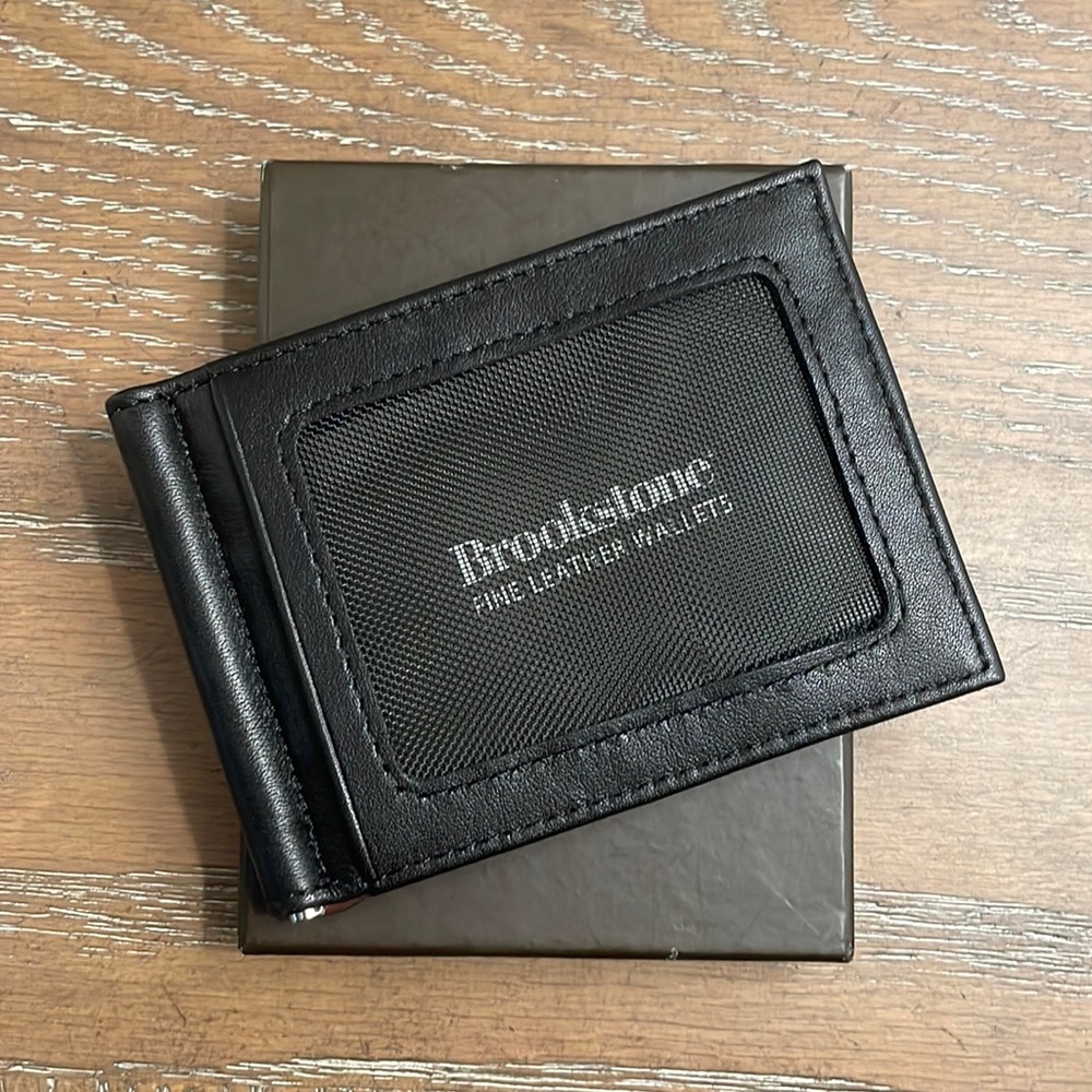 Brookstone Leather Bi-fold Wallet